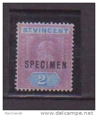 SAINT VINCENT.EDOUARD VII N°69 SPECIMEN - St.Vincent (1979-...)