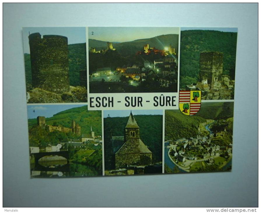Esch-sur-süre - Le Château, Tour De Guet, Illuminations, Donjon, Vue Sur Le Château, Chapelle Castrale - Esch-Sauer