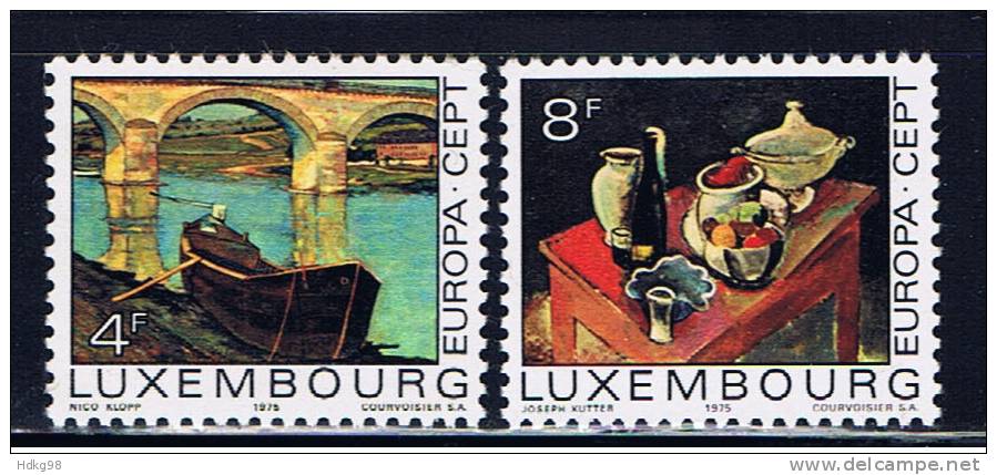 L Luxemburg 1975 Mi 904-05** EUROPA - Unused Stamps
