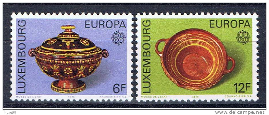L Luxemburg 1976 Mi 928-29** EUROPA - Unused Stamps