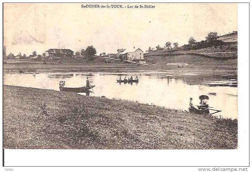 SAINT-DIDIER-DE-LA-TOUR. - Lac De St-Didier. - Autres & Non Classés