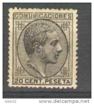 ES193-L3314.España.Spain. Espagne.ALFONSO  Xll  1878 (Ed 193*).con Charnela. MAGNIFICO - Nuovi