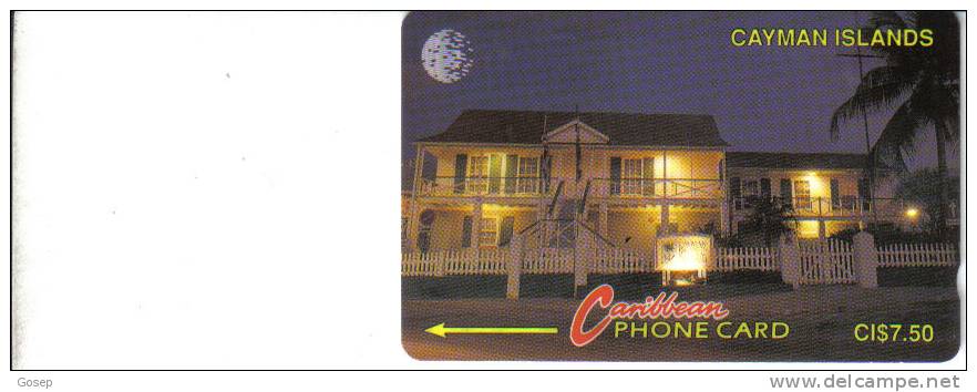 Cayman Islands--6ccic072362---ci$7.50-used Card+1 Card Prepiad Free - Cayman Islands