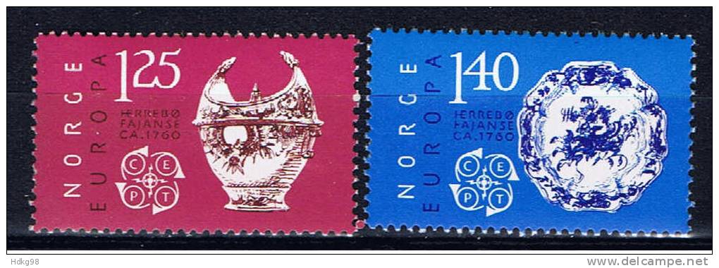 N Norwegen 1975 Mi 724-25** EUROPA - Unused Stamps