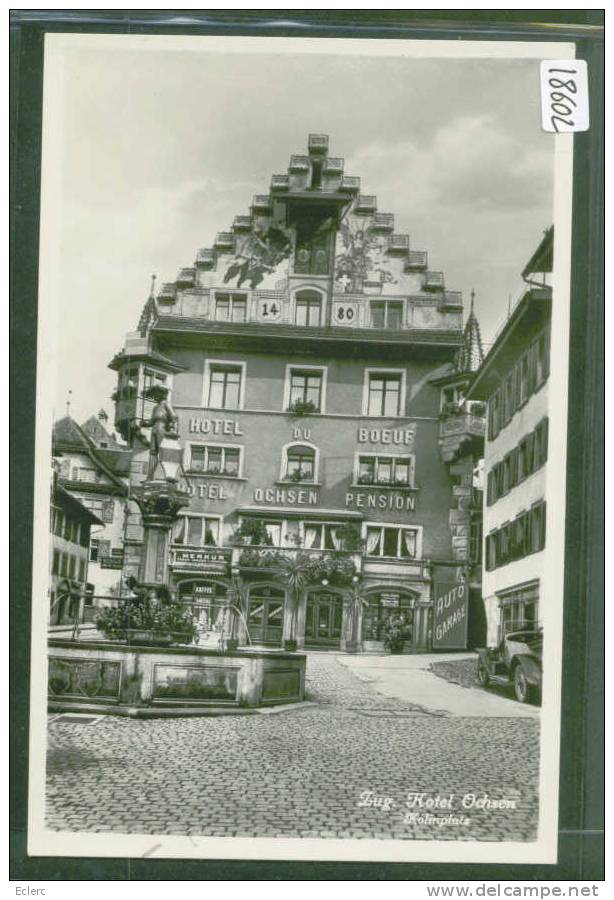 ZUG - HOTEL OCHSEN   - TB - Zug