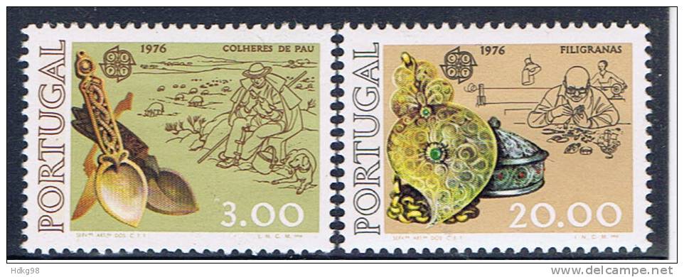 P Portugal 1976 Mi 1311-12** EUROPA - Unused Stamps