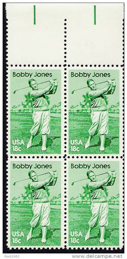 US Scott 1933 - Block Of 4 - Bobby Jones 18 Cent - Mint Never Hinged - Blocs-feuillets