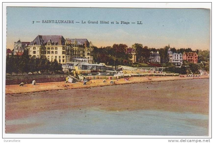 35 -  SAINT LUNAIRE - Le Grand Hotel Et La Plage - Saint-Lunaire