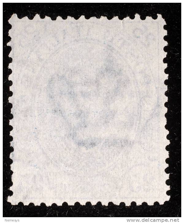 1891/1896 REGNO 25C AZZURRO SASS 62 - Gebraucht