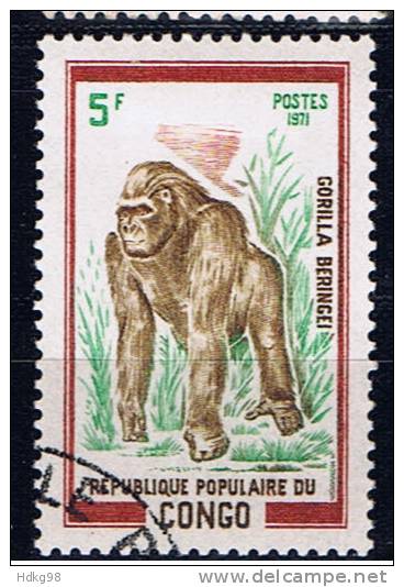 RPC+ Kongo 1972 Mi 354 Gorilla - Oblitérés