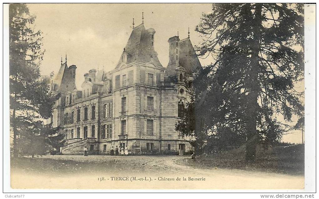 Tierce : Château De La Besnerie 1905(animée). - Tierce