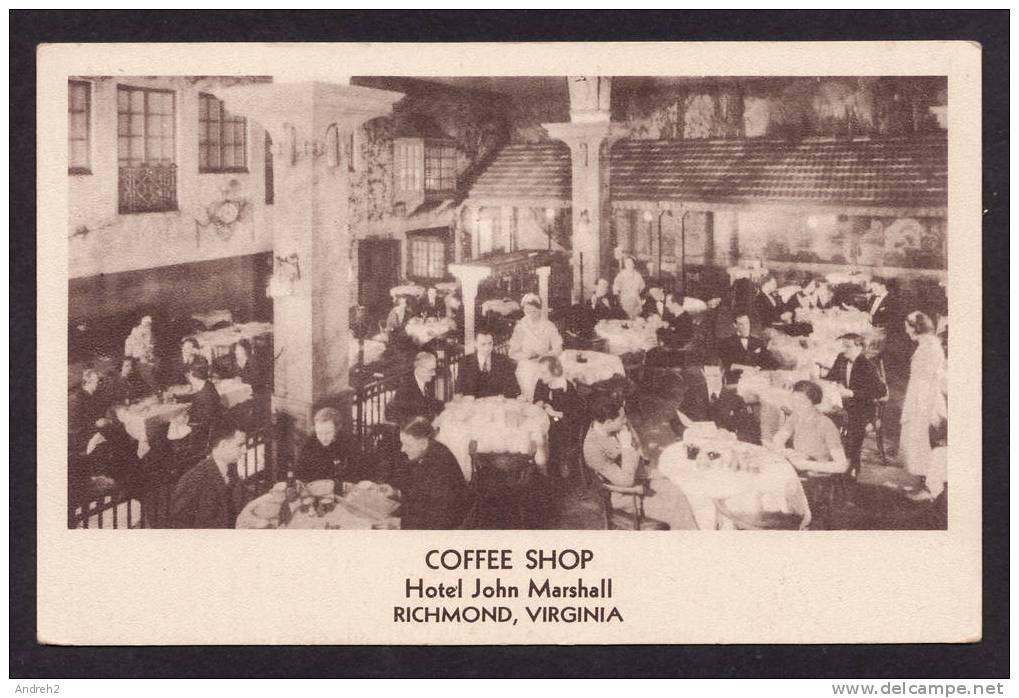 VIRGINIA - RICHMOND - HOTEL JOHN MARSHALL - COFFEE SHOP - Richmond