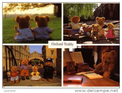 Teddy Bear Postcard -  Carte Postale D´Ours En Peluche - Osos