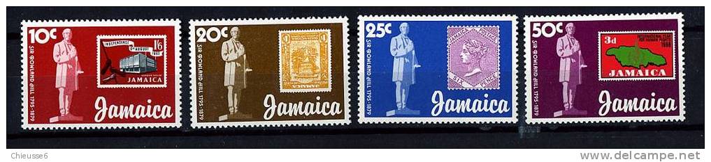 Jamaïque **  N° 466 à 469 - Sir Rowland Hill (Tbres S/Tbres) - Jamaica (1962-...)