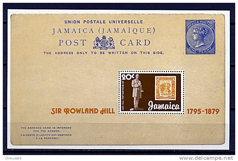 Jamaïque ** Bloc N° 14 - Sir Rowland Hill - Giamaica (1962-...)