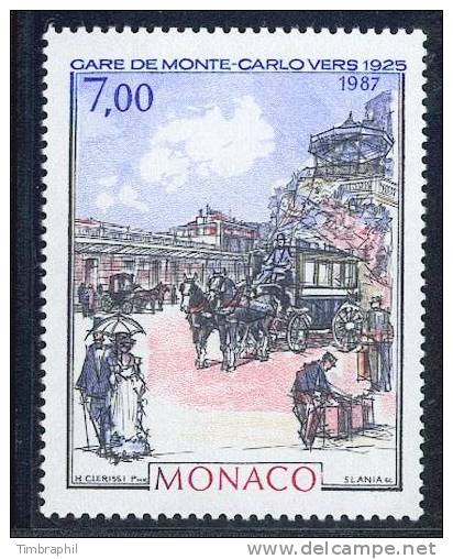 N° 1612 NEUF** (Gare De Monaco)  COTE= 6,20 Euros !!! - Autres & Non Classés