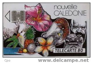 # NEW_CALEDONIA 7B Mosaique 80 Sc7 11.92  Tres Bon Etat - Nuova Caledonia