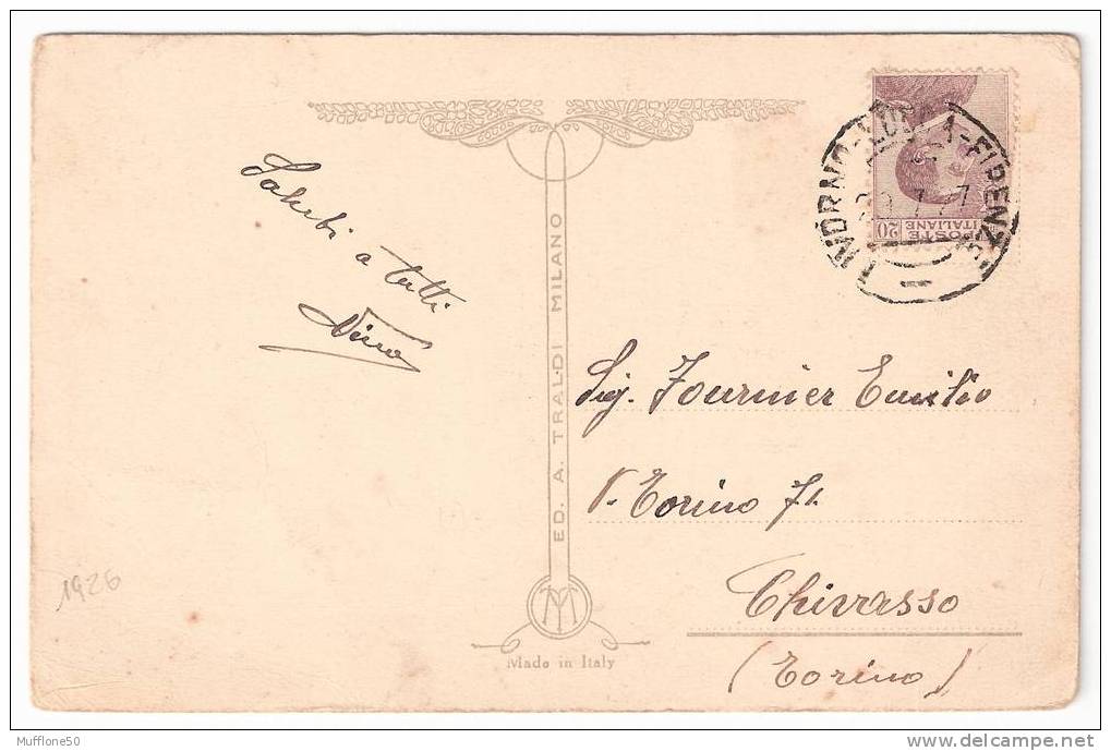 Italia 1927. Cartolina   BAGNI DI MONTECATINI - STABILIMENTO TORRETTA - PARCO. - Stamped Stationery