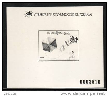 MADEIRA 1989 EUROPA CEPT  BLACK & WHITE PROOF MNH - 1989