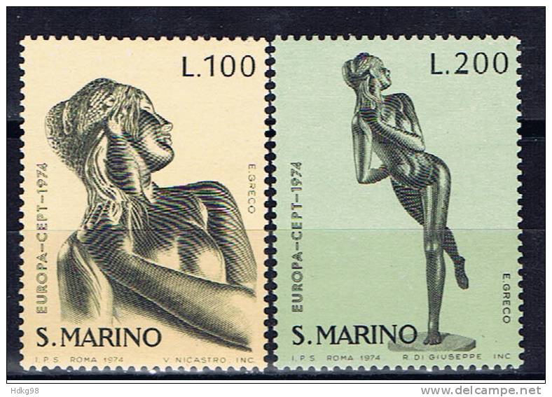 RSM+ San Marino 1974 Mi 1067-68** EUROPA - Nuovi