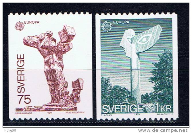 S Schweden 1974 Mi 852-53** EUROPA - Neufs