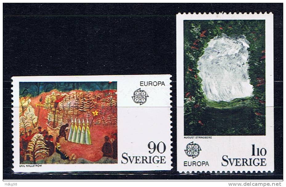 S Schweden 1975 Mi 899-900** EUROPA - Unused Stamps