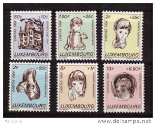 LUXEMBOURG 1968 N 729 / 34 .  6 Valeurs NEUF X X  Serie Compl. - Nuovi