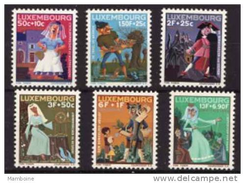 LUXEMBOURG  1966  N 691 / 96 .  6 Valeurs NEUF X X  Serie Compl. - Unused Stamps