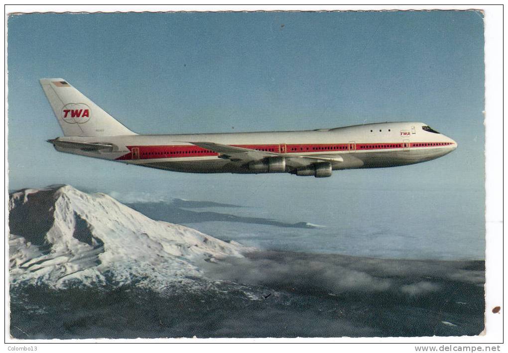 BOEING TWA 747 - 1946-....: Moderne