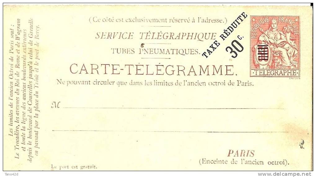 REF LHEN - FRANCE E P CPRP PNEUMATIQUE TYPE CHAPLAIN 30c /50c+30c/50c  NEUVE - Pneumatici