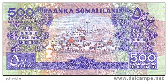 SOMALILAND   500 Shillings    Emission De 1996   Pick 6b     ***** BILLET  NEUF ***** - Somalia