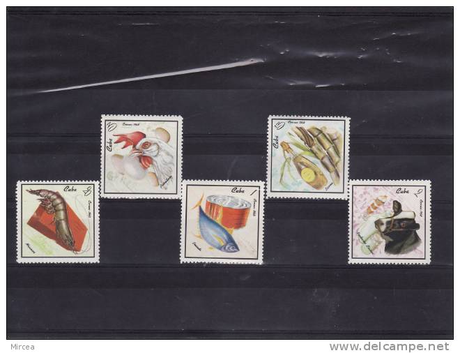 C4067  - Cuba,1968 Michel,  No.1408/12 Neufs** - Ungebraucht