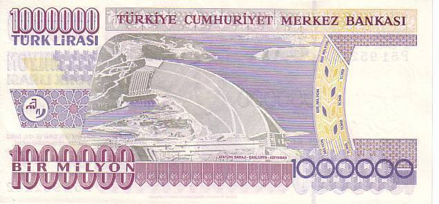TURQUIE   1 000 000 Lira   Non Daté (1998)   Pick 213     ****** BILLET  NEUF ****** - Turquie