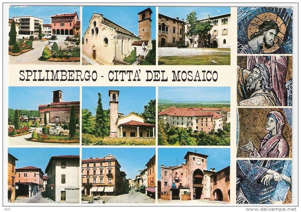 SPILIMBERGO (Pordenone ) : Citta Del Mosaico ; Ville De La MOSAIQUE ; Multivues ;TB - Pordenone