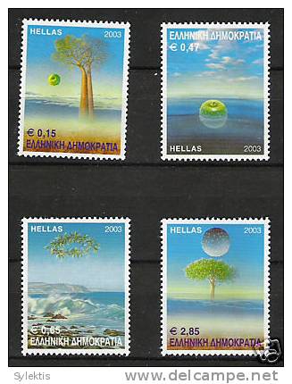 GREECE 2003 PROTECTION OF THE ENVIRONMENT SET MNH - Neufs