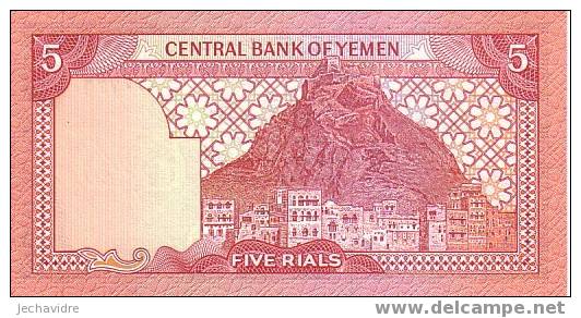 YEMEN   5 Rials  Non Daté (1991)    Pick 17c     ***** BILLET  NEUF ***** - Yémen