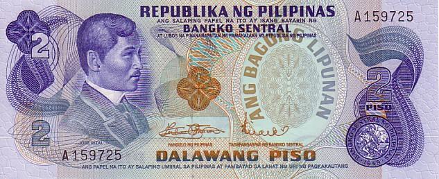 PHILIPPINES    2 Piso  Non Daté  Signature 8    Pick 159a    *****BILLET  NEUF***** - Filippijnen