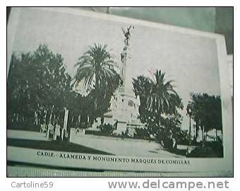 SPAGNA  ESPANA CADIZ  CADIZ - Monumento Al Marques De Comillas  N1910? BV24448 - Cádiz