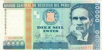 PEROU 10 000 Intis Daté Du 28-06-1988  Pick 140   ****BILLET  NEUF**** - Perú