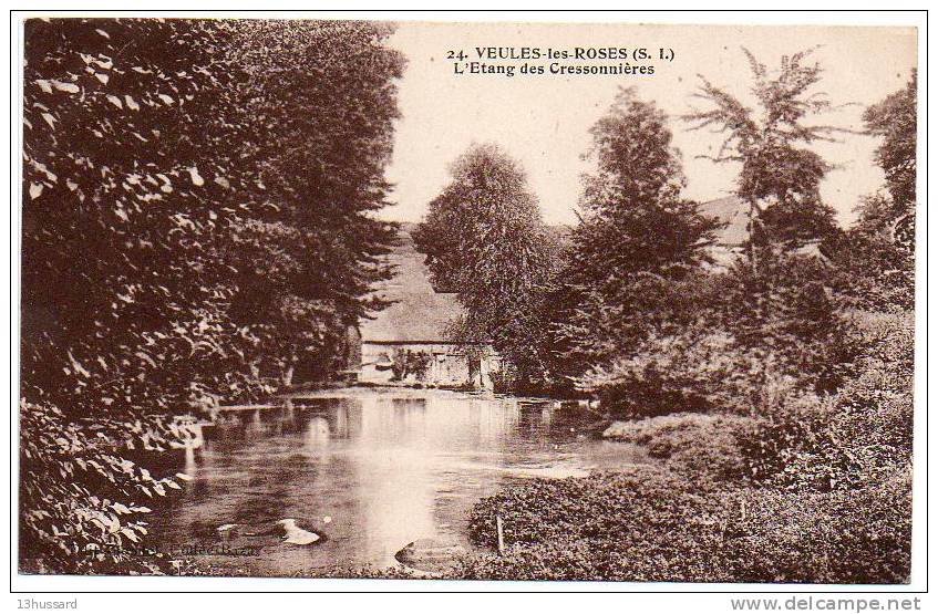 Carte Postale Ancienne Veules Les Roses - L'Etang Des Cressonnières - Veules Les Roses