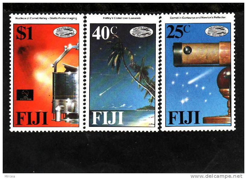 Fidji, Michel 545/7, 1986, Neufs** - Fiji (1970-...)