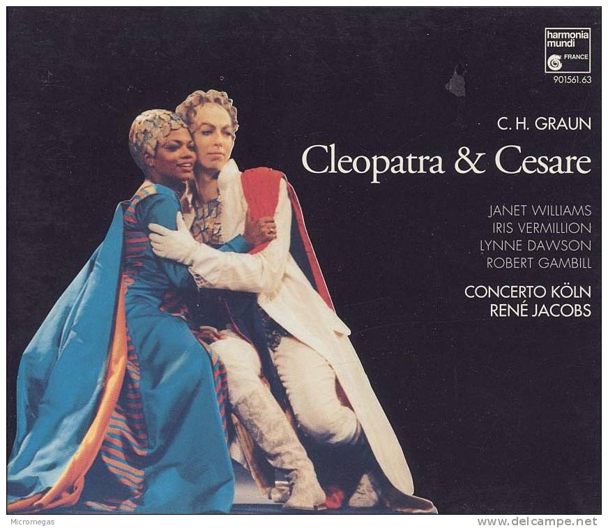 Graun : Cleopatra & Cesare, René Jacobs - Opere