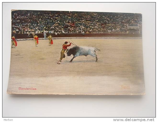 Espana -Banderillas - Darts - Bull -Corrida    -cca 1910 -F  D50401 - Taureaux