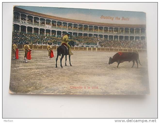 Espana  - Citando A La Pica - Stabling The  Bull -Corrida    -cca 1910  F  D50407 - Tauri