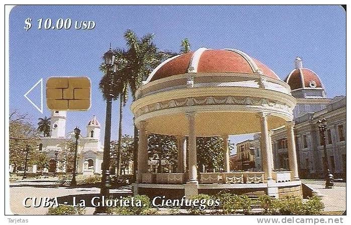 75 TARJETA DE CUBA DE LA GLORIETA DE CIENFUEGOS - Cuba