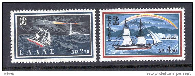 GREECE 1960 World Refugee SET MNH - Unused Stamps