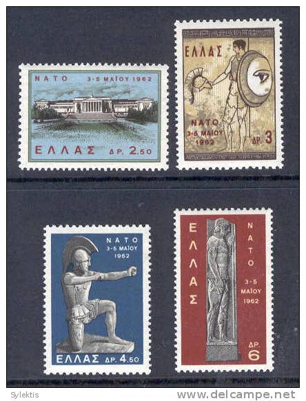 GREECE 1962 NATO SET MNH - Unused Stamps