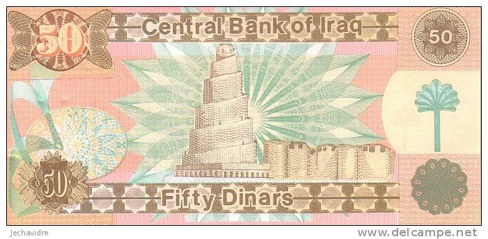 IRAQ   50 Dinars  Emission De 1991   Pick 75    ***** BILLET  NEUF ***** - Irak
