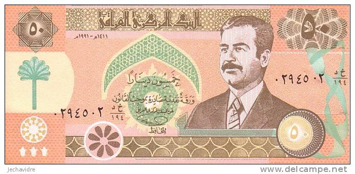 IRAQ   50 Dinars  Emission De 1991   Pick 75    ***** BILLET  NEUF ***** - Irak