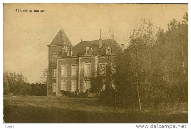 CP Du CHATEAU DE BUCHAY ( Avec Cachet Relais De REDU ) LIBIN . - Libin